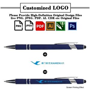 Stylos à bille en métal avec logo personnalisé - Cadeau promotionnel d'entreprise en gros pour les cadeaux de salon professionnel - Product Image 2