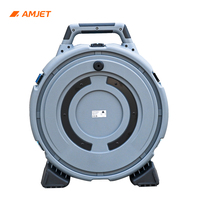 Machine de nettoyage de canalisations portable AMJET K9-204, nettoyeur de tuyaux de 50-200 mm, déboucheur à 3 chaînes pour égouts et canalisations