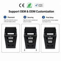 Étui de protection pour simulateur de golf JH-Mech personnalisé, indestructible, durable, sûr, pré-assemblé, en acier au carbone
