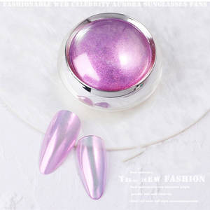 Aurora Mermaid Ultrafine Acrylique Poudre Décorations Pour Ongles <span class=keywords><strong>Rouge</strong></span> Ondulation Fantaisie Fée Miroir Farine Poudre Net pour Nail Art - Product Image 5