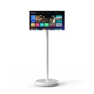شاشة تلفاز Stand By Me ذكية بنظام أندرويد بشاشة LCD قابلة للحمل 21.5 بوصة واقفة على الأرض