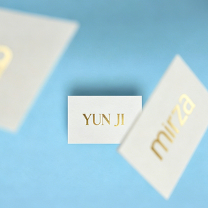 Tarjetas de Visita Autoadhesivas de Papel Especial YunJi - Tamaño Personalizado y Multicolor 90x54mm para Exposiciones y Restaurantes - Product Image 2