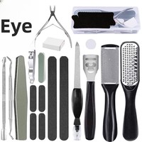 En stock : Kit de pédicure avec lime à ongles et ponceuse pour éliminer les peaux mortes et les callosités