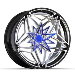 ล้อปลอมแปลงอลูมิเนียม18 19 20 21นิ้วทาสี5X120สำหรับ Alfa Romeo Giulia <span class=keywords><strong>GTM</strong></span> Dodge A5 A6 arces - Product Image 2