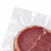 Sac d'emballage sous vide simple, en plastique alimentaire, thermoscellable, sans fermeture éclair, pour la conservation de la viande, des légumes et des aliments