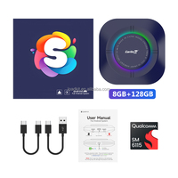 Vente d'Usine carlinkit Carplay Tbox Voiture 8 Go 128 Go Boîtier de Streaming Car Play AI Box Android 13 14 Adaptateur TV Sans Fil Youtube Auto