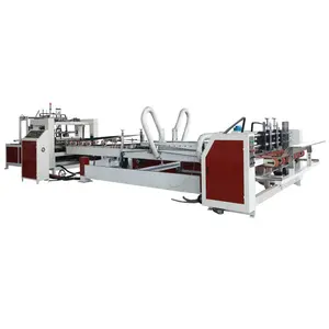 ZH-QZD Automatic Carton Press Model Folding Gluing Machinery Folder Gluer Machine Price