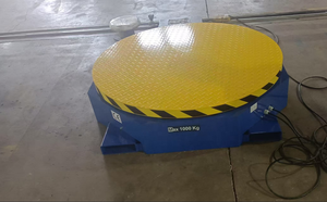 Low Profile Motorized Rotary Pallet Wrapping <strong>Turntable</strong> <strong>Machine</strong> for Cabinet/Pallet Stretch Wrap - Product Image 5