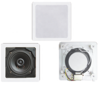 CL-626V 6 pouces 30w 100V haut-parleur de plafond coaxial système de sonorisation passif boîtier ABS