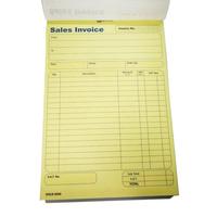 Carnet de reçus d'argent 3x8 pouces au format A5 personnalisé, 50 feuilles dupliquées, ensemble de factures de vente sur papier et carton de haute qualité