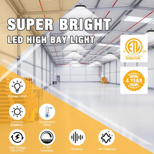 โคมไฟไฮเบย์ LED รูปทรงยูเอฟโอ 200 วัตต์ ระดับการป้องกันน้ำ IP65 สำหรับโรงยิมและสนามกีฬา - Product Image 6