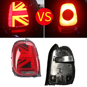 Feux arrière LED Union Jack 3D optiques OEM à lentille fumée/rouge pour <span class=keywords><strong>Mini</strong></span> Cooper F55 F56 2014 2015 2016 2018 - Product Image 4