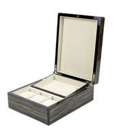 Logo Premium personnalisé en marbre texure brillant laqué thé parfum cave à cigares boîte en bois cadeau