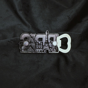 Aimant de réfrigérateur en métal pour bricolage émail doux <span class=keywords><strong>Paris</strong></span> Souvenir cadeau ouvre-bouteille aimant de réfrigérateur - Product Image 3