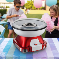 Nouvelle machine à barbe à papa électrique à ventouse pour enfants, machine à barbe à papa en sucre, machine à barbe à papa pour un usage domestique et pour les fêtes