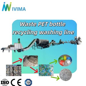 Ligne complète <span class=keywords><strong>de</strong></span> décapage, broyage et lavage d'étiquettes <span class=keywords><strong>de</strong></span> bouteilles PET - Product Image 1