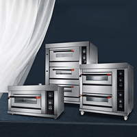 Four à sole électrique commercial XIFA avec contrôle numérique 220V/380V – Équipement de cuisson automatique pour pain et pizza