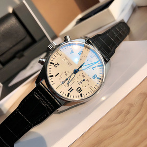 Nouvelle montre mécanique classique pour homme avec mouvement de qualité supérieure 7750 et revêtement anti-reflet bleu clair double couche - Product Image 3