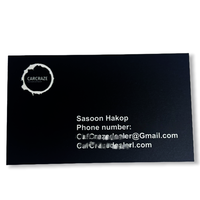 Vente en gros haut de gamme Personnalisation de votre logo Conception jet d'encre UV vierge de luxe Cartes de visite gravées avec votre logo