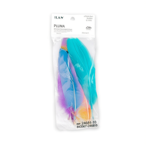 ขนนกประดิษฐ์ ILAN Pluma ขนาด 17 ซม. 6 ชิ้น คละสี - Product Image 2