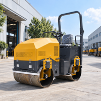 Rouleau compresseur hydraulique de 2,5 tonnes pour la réparation des routes en asphalte et le compactage des surfaces