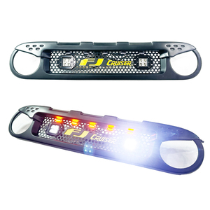 Rejilla delantera de coche ABS <span class=keywords><strong>FJ</strong></span> <span class=keywords><strong>Cruiser</strong></span> con parrilla de luz para <span class=keywords><strong>Fj</strong></span> <span class=keywords><strong>Cruiser</strong></span> 2007-2020, productos de fábrica de la marca de fábrica, - Product Image 1