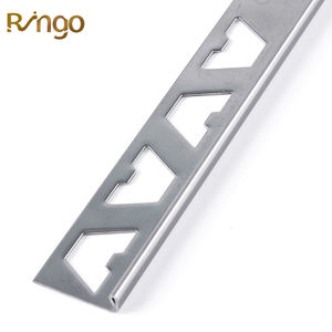 Argento in acciaio inossidabile a forma di L profilo del bordo delle piastrelle 10mm e 12mm impermeabili campioni gratuiti durevoli per pareti e bordi del pavimento - Product Image 6