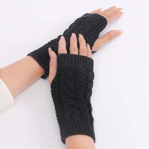 I-0058 Wholesale Latest Design Custom Fashion Winter Women Acrylic <b>Wool</b> Knit <b>Gloves</b> Warm <b>Glove</b> Winter - Product Image 6