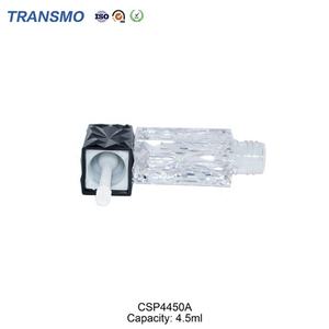 Tube de rouge à lèvres liquide de 4,5 ml, tube de gloss à lèvres, tube de gloss à lèvres carré, contenants de gloss à lèvres vides en cristal - Product Image 4