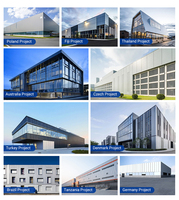 Bâtiments professionnels préfabriqués de structure métallique de constructeur de villa de structure métallique pour diverses occasions