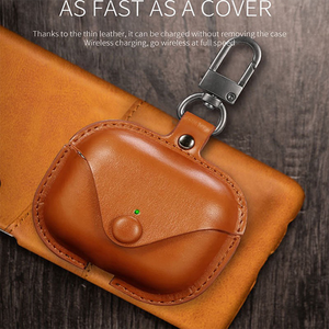 หูฟังหนังหรูหรากระเป๋า <span class=keywords><strong>Pro</strong></span> สําหรับ <span class=keywords><strong>AirPods</strong></span> 1 2 <span class=keywords><strong>Airpods</strong></span> 3 <span class=keywords><strong>Pro</strong></span> 2nd 3rd Generation - Product Image 3