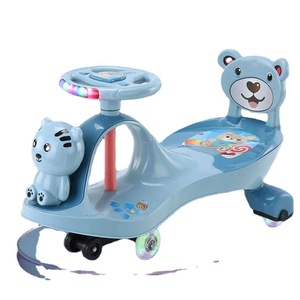 Children Twist Car Scooter <b>Plastic</b> 4 <b>Wheels</b> Music Lights For Kids 1-6 Years Unisex Rocking Ride On Toy - Product Image 3