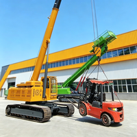 Crawler Spider Crane 3t Dengan Remote Control untuk Pekerjaan Pengangkatan dan Pemasangan Peralatan di Ruang Sempit Dalam Ruangan