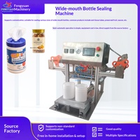 Scelleuse semi-automatique pour lingettes humides, bouteilles à large ouverture, films de scellage pour bouteilles et emballages de fruits confits