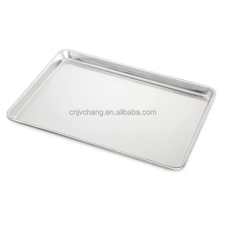 Aluminum Sheet Pan Easy Cleaning Aluminum Stainless Steel Half Size Sheet Pan Baking Tray