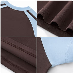 T-Shirt Crop Top Aderente Sexy Stile Y2K per Donne, Magliette Corte Semplici con Grafica Minimalista - Product Image 3