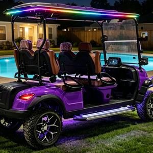 Voiturette de golf électrique 48V de bonne qualité, 4 places, alimentée au lithium, couleur et logo personnalisables pour les terrains de golf et les complexes hôteliers - Product Image 6