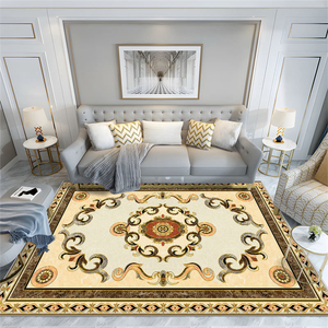 Tapis d'extérieur rectangulaire à motif floral, style traditionnel, résistant à l'eau, en polypropylène, à poils plats, pour usage domestique - Product Image 4