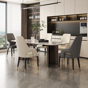 Chaise d'Hôtel Italienne Simple et Moderne de Luxe Accessible <span class=keywords><strong>Scandinave</strong></span> Tabouret de Table à Manger Haut de Gamme pour Maison et Restaurant - Product Image 2