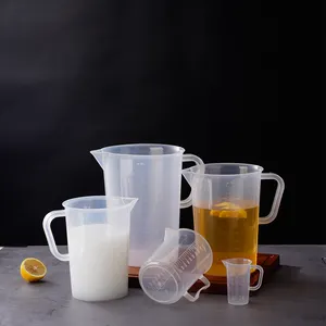 2L 3L 5L grande capacità di plastica tazza di misurazione capacità chiaro scala brocca di misurazione