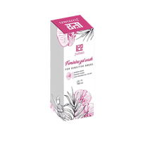 Gel lavant antibactérien féminin JUMAN pour zones sensibles 180ml Produit d'hygiène vaginale doux Blanc Durée de conservation de 3 ans