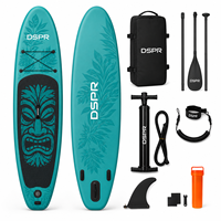 Planche à pagaie gonflable E SUP, portable, en PVC, avec 3 ailerons, pour lacs et rivières