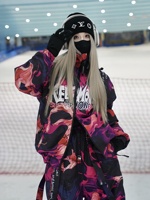 Winter Couple Skiing Suites New Warm Woman Snow Set Outdoor Ski Sport Suit Men Windproof Snowboard Tracksuit Loose Snow Clothing