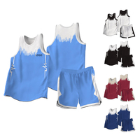 Ensemble de maillots et shorts de basketball pour hommes, respirant, à séchage rapide, sans manches, pour l'entraînement athlétique, uniforme de basketball personnalisable
