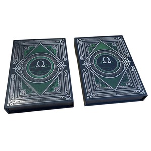 Custom Luxury Black Commemorative Card Magnetic Packaging <b>Box</b> with Foam Insert - Product Image 5
