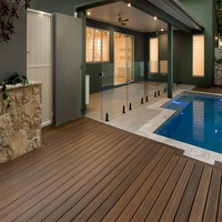 Dalles de terrasse en composite bois-plastique antidérapantes Vanjoin pour balcon
