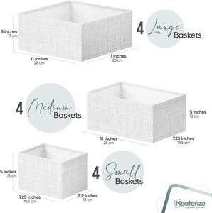 Cabinet Organizer <b>Clothes</b> Foldable Dresser <b>Storage</b> Basket Organizers and <b>Storage</b> Bins for Storing Underwear Bra - Product Image 6