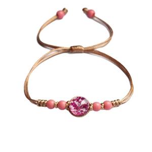 Bracelets en fer à fleurs séchées YL Supply, fleurs éternelles, faits à la main, style foulards populaires transfrontaliers de Jingdezhen - Product Image 5