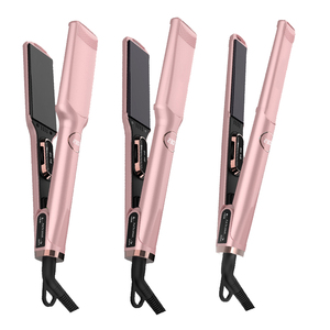 Plancha <span class=keywords><strong>de</strong></span> Pelo 2 en 1, Cepillo Alisador y Rizador <span class=keywords><strong>de</strong></span> Pelo, Dispositivo <span class=keywords><strong>de</strong></span> Alisado <span class=keywords><strong>de</strong></span> Pelo <span class=keywords><strong>de</strong></span> Titanio - Product Image 1