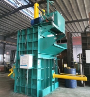 Presse à balles hydraulique verticale de 160 tonnes Compacteur hydraulique Presse à balles de recyclage de déchets Machine de recyclage de machines